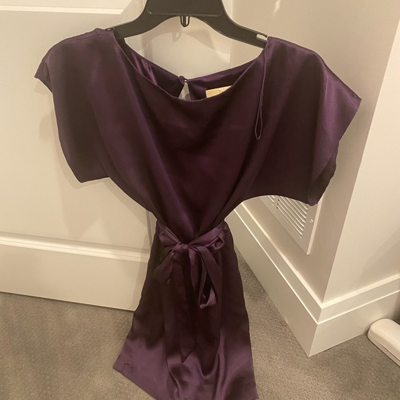 Purple Silk Dress - Picture 3 of 6